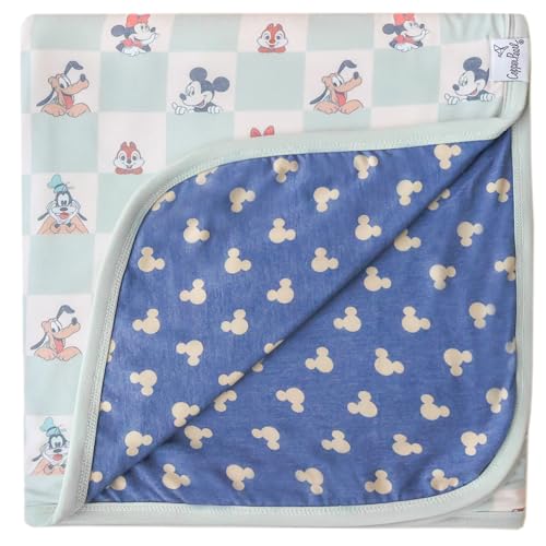 Image of Copper Pearl Jumbo 3-Layer Baby Blanket: Soft Baby Quilts for Boys and Girls | Breathable, Cozy, Toddler Blanket | Baby Quilt for Newborns | 46x46 Premium Polyester/Rayon | Mickey Mouse & Friends