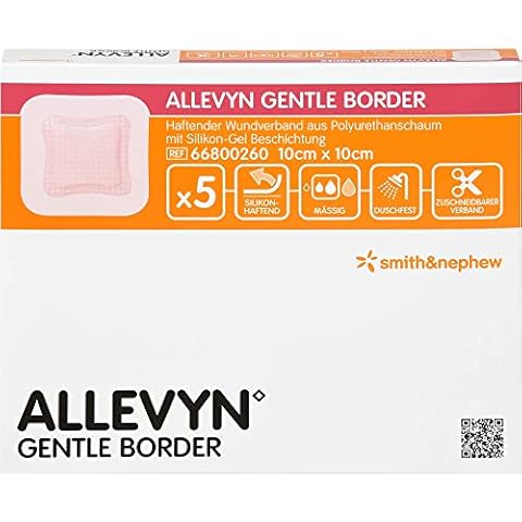 ALLEVYN Gentle Border 10 x 10 cm Plaster Cover