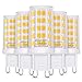 Albrillo Bombillas LED G9 de 4.5W, 50 W Bombilla Halógena Equivalente, Blanco Cálido 3000K, 500LM, Sin Parpadeos, 360° Ángulo de Haz Omni Directional, No Regulable, Pack de 5 Unidades