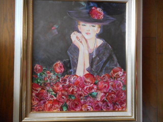 なのはな　油彩画 1982年制作 Amazon.co.jp: 油彩画 油絵 中嶋裕子 花 絵画等 （19） : おもちゃ