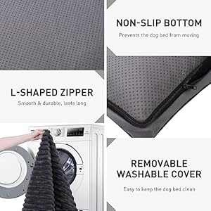   Vonabem-Large-Dog-Bed-Washable-with-Removable-Cover-Waterproof-Dog-Crate-Beds-for-XL-Large-Medium-Small-Dogs-Cats-Soft-Flannel-Pet-Beds-Anti-Slip-Kennel-Pad-36-inch