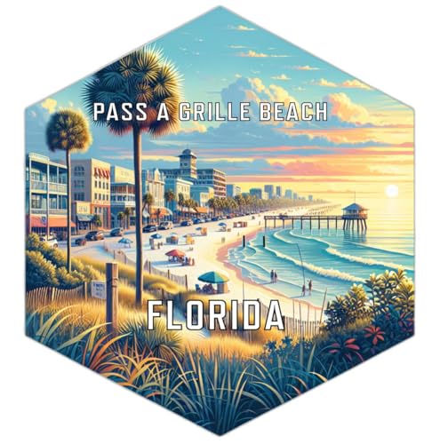 Pass A Grille Beach FL Souvenir Magnet 2