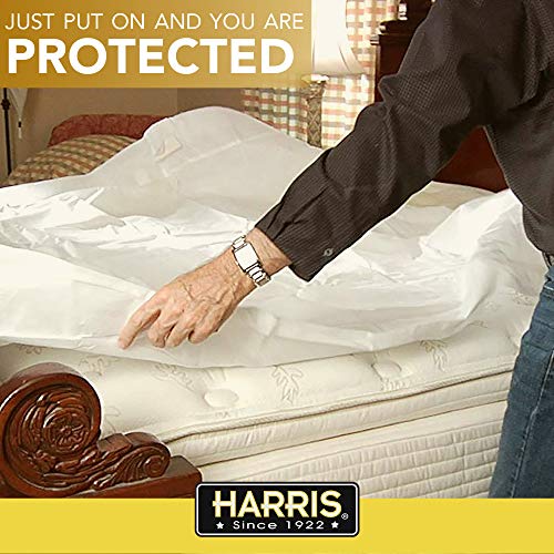 Harris New Premium Bed Bug Mattress Encasement Protector Cover, Waterproof - Queen Size