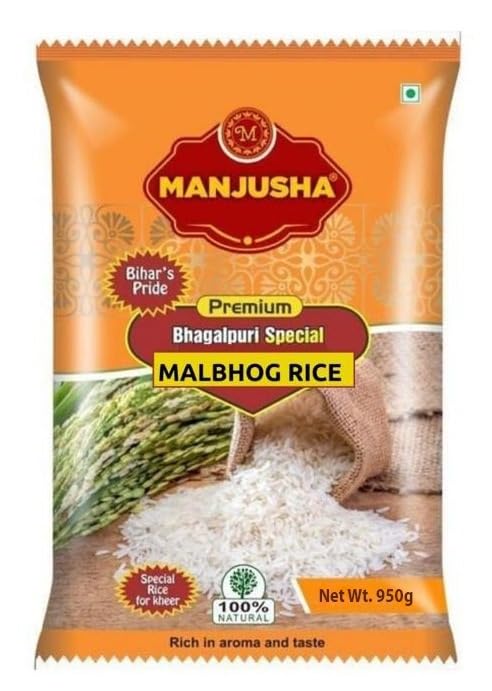 Manjusha Premium Bhagalpuri Special Maalbhog Rice, Net Wt. 950 gram | 100% Natural | Special Rice For Kheer | Rich in aroma & taste | Bihars Pride (B09GW7XQJR) Amazon Price History, Amazon Price Tracker