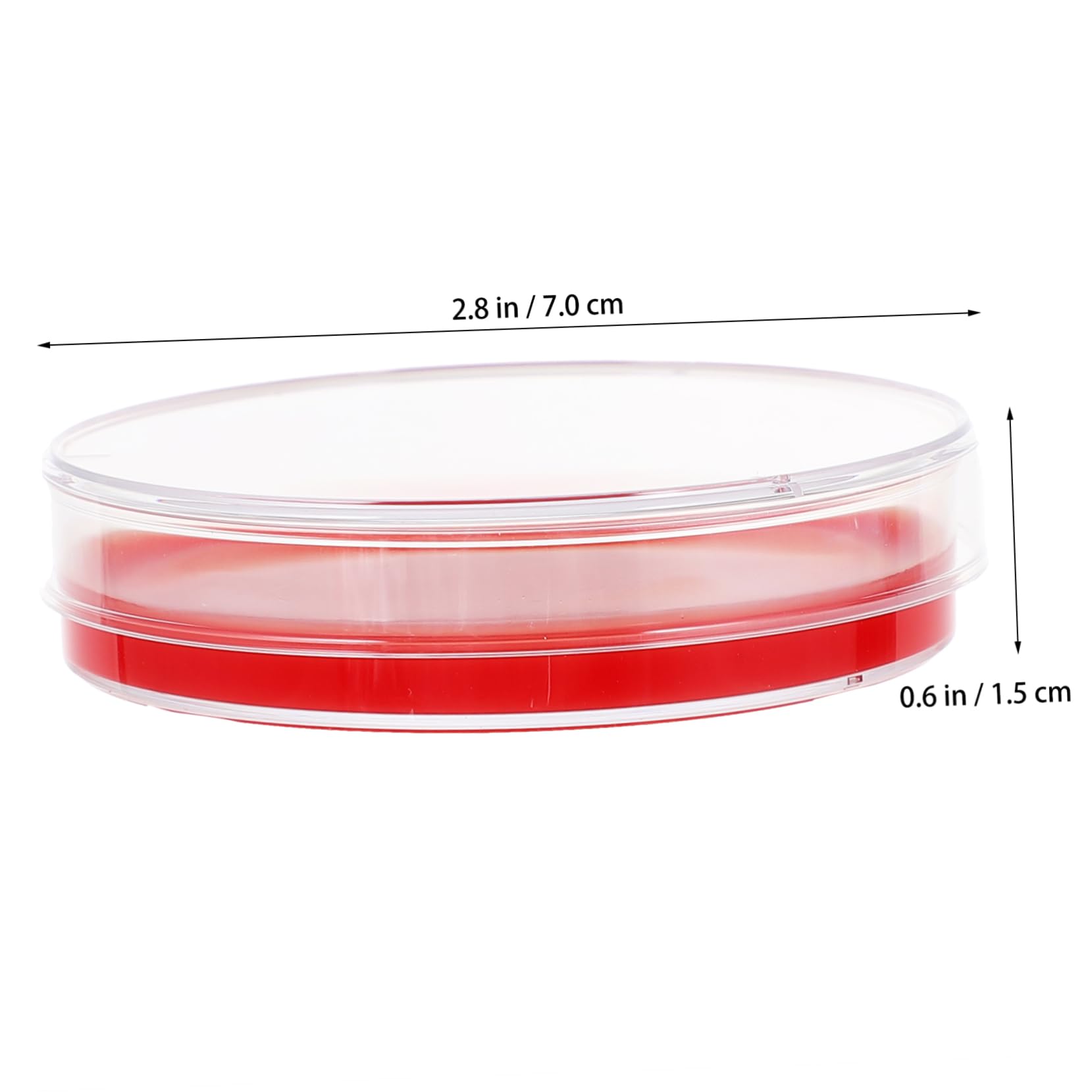 20piezas Placas De Agar Para Cultivo De Microorganismos Laboratorio Medio De Cultivo Duradero y Resistente Caídas
