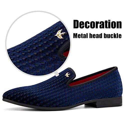 Image of JITAI Men's Dress Shoes - Casual Rubber & Leather Loafers for Men - Fashion Business Formal Wear