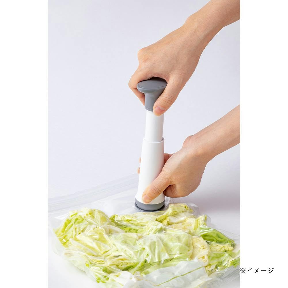 Amazon.co.jp: カインズ(CAINZ) 食品圧縮袋・保存容器用手動ポンプ