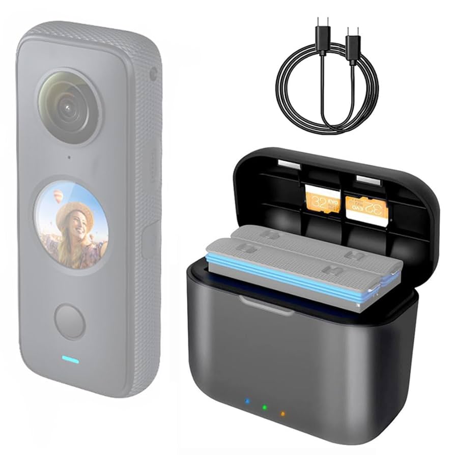 ☆Insta360 ONE X2 純正充電池＆ 純正高速充電ハブ 電池ケース付☆ Buy ONE X2 Battery and Fast Charge Hub - Insta360