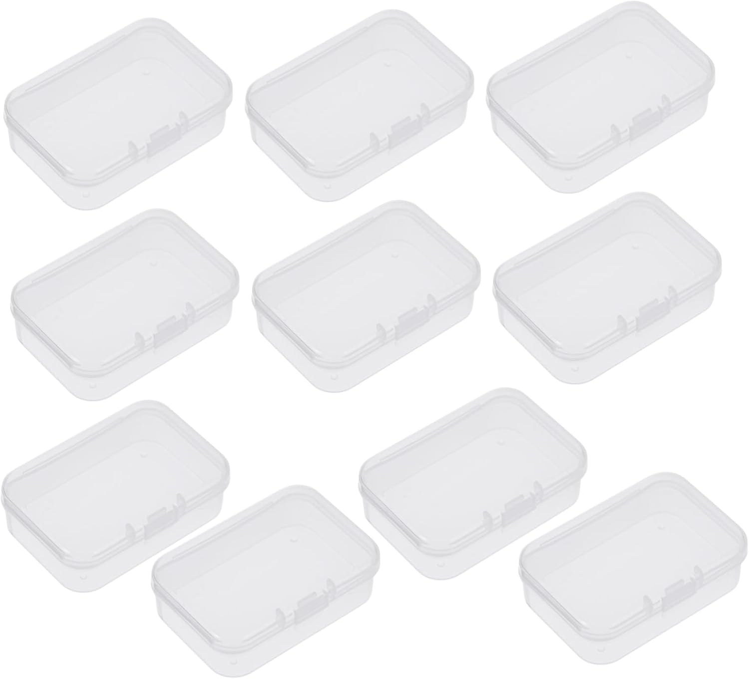 10 Pack Plastic Guitar Pick Storage Box Portable Cases