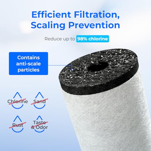 Image of Waterdrop C33 Ice Maker Water Filter, Replacement for GE Profile Opal Nugget Ice Maker Water Filter, Scale Inhibiting, with Ring Pull, BPA-Free, 3 Pack