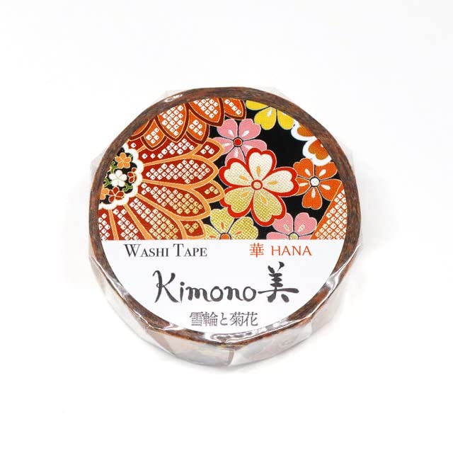 Snowflake & Chrysanthemum Washi Masking Tape