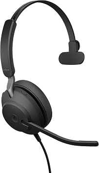 Jabra Evolve2 40 SE - USB-C/A Corded Mono Headset | Microsoft Team Certified |