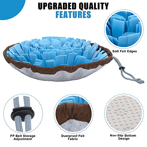 Friendly Barkz Adjustable Snuffle Mat for Dogs, Cats with Suction Cup, Dog Enrichment Toys with Pet Training Clicker to… - Image 6