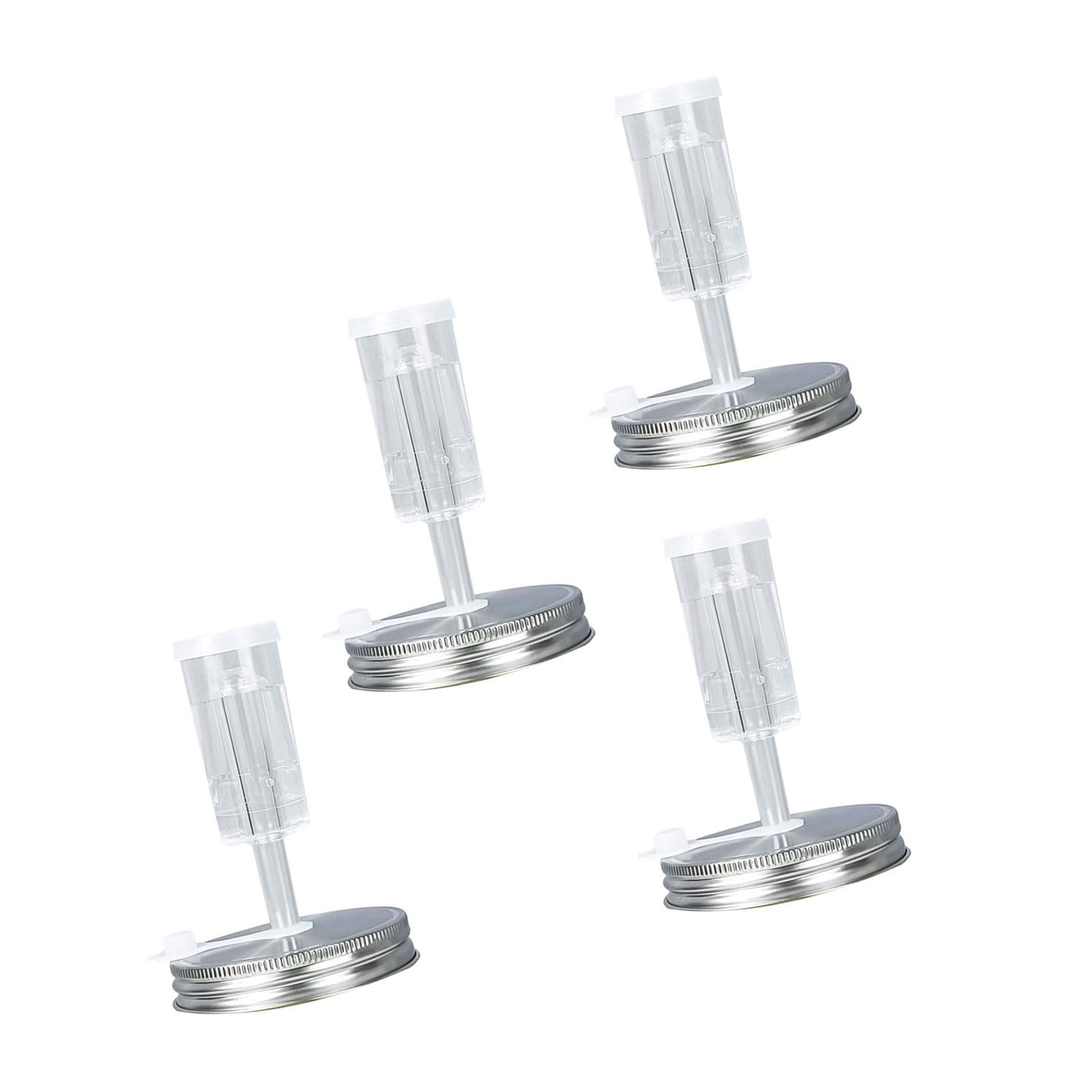 YROHGKPN Impermeable Fermenter Set Developed for 86MM Broadmouth Bottles Permanent Metal Tools Health Food Conservation Answer Fermentation Three Wheeled Bricklayer Bottles
