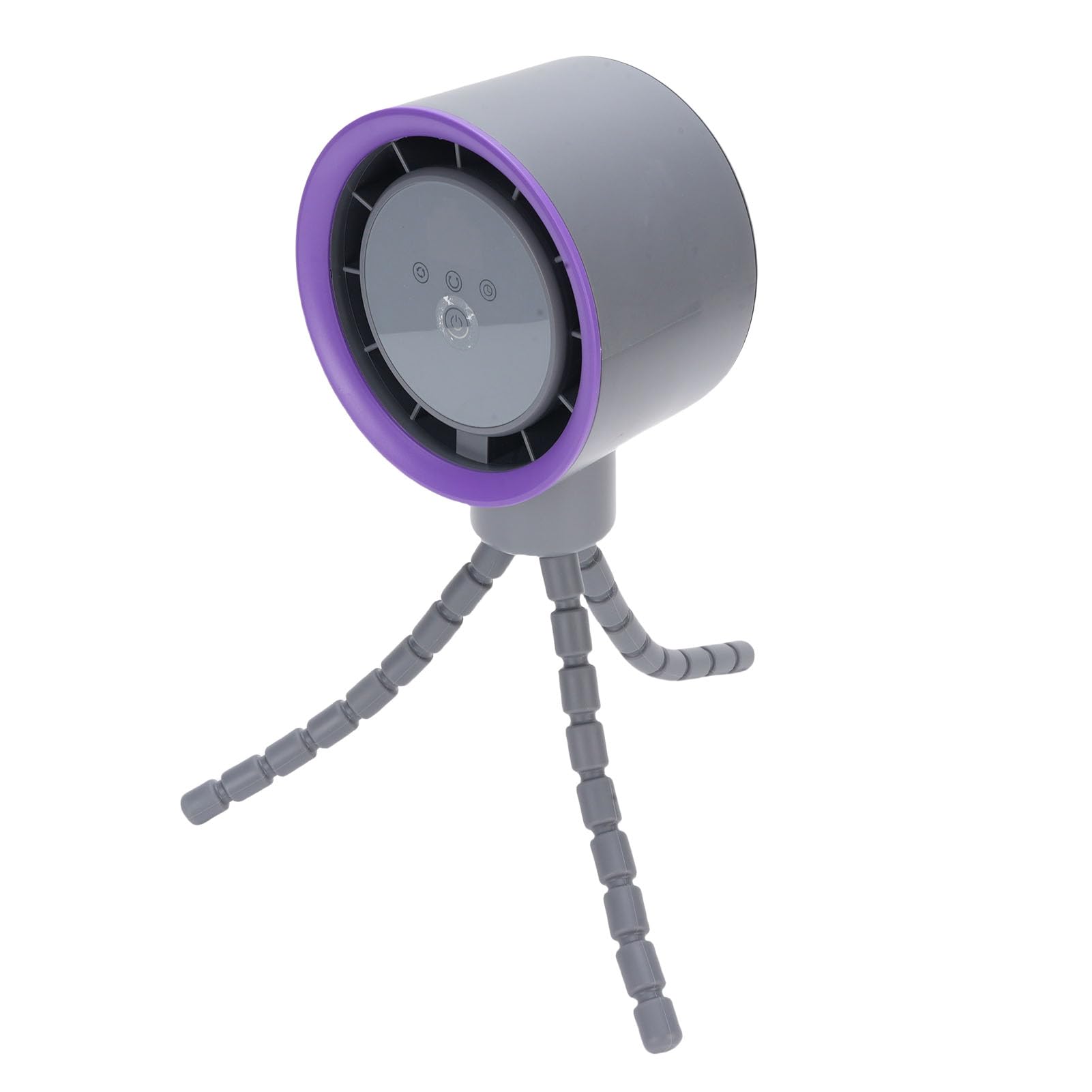 EMUKOEP Ventilador para Cochecito de bebé, Oscilación de 360 ​​grados, Ventilador con Clip para Trípode con Control de Velocidad de Pantalla Digital, Funciona con Batería de 4000mAh para (Gris)