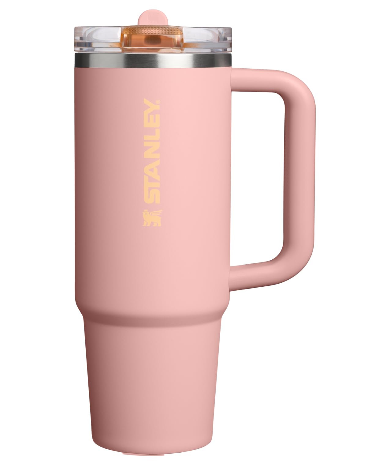 Stanley Quencher ProTour Flip Straw Tumbler with Leakproof Lid 30 oz | Built-in Straw and Handle | Cup Holder Compatible for Travel | Insulated Stainless Steel Cup | BPA Free | Peach Rose — image 1
