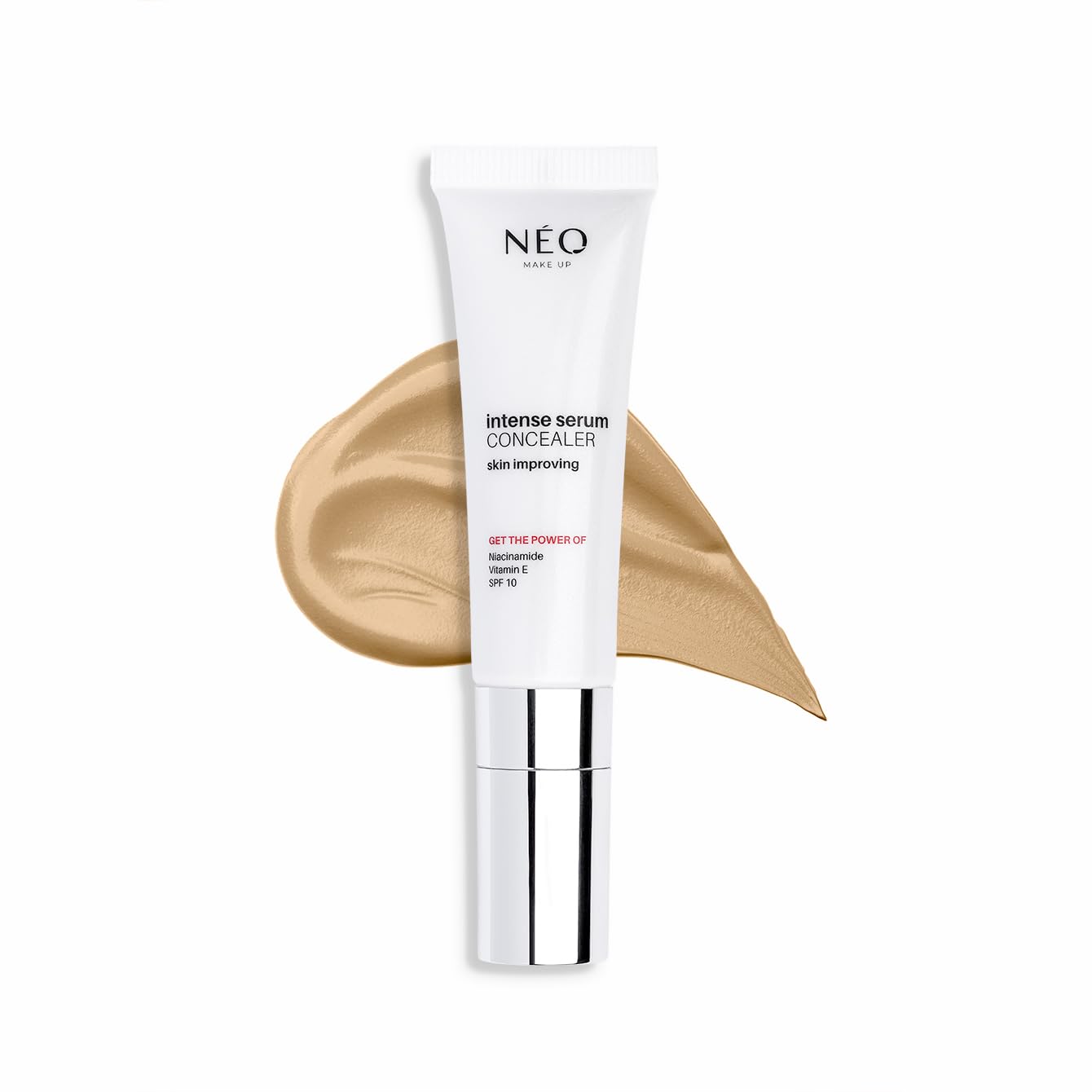 NEO MAKE UP INTENSE SERUM CONCEALER Korektor pod oczy z chłodzącą końcówką masażerem​ - 03 Natural