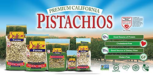 Image of Setton Farms Premium Pistachios, Dry Roasted with Sea Salt, 3lb Bag (48 oz)