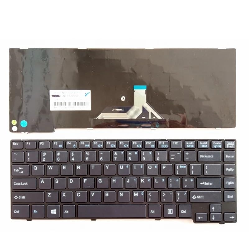 Clavier PC Portable pour Fujitsu LifeBook UH55/M UH574 QWERTY
