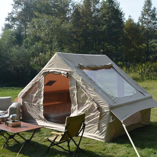 Carpa inflable para camping 4-6 personas fácil armado 4 estaciones miniatura 1