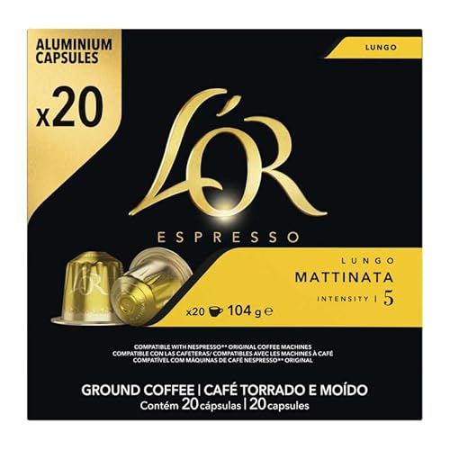 Cafe capsule Espresso Lungo Matinata Intensite 5 20 capsules - vue 2