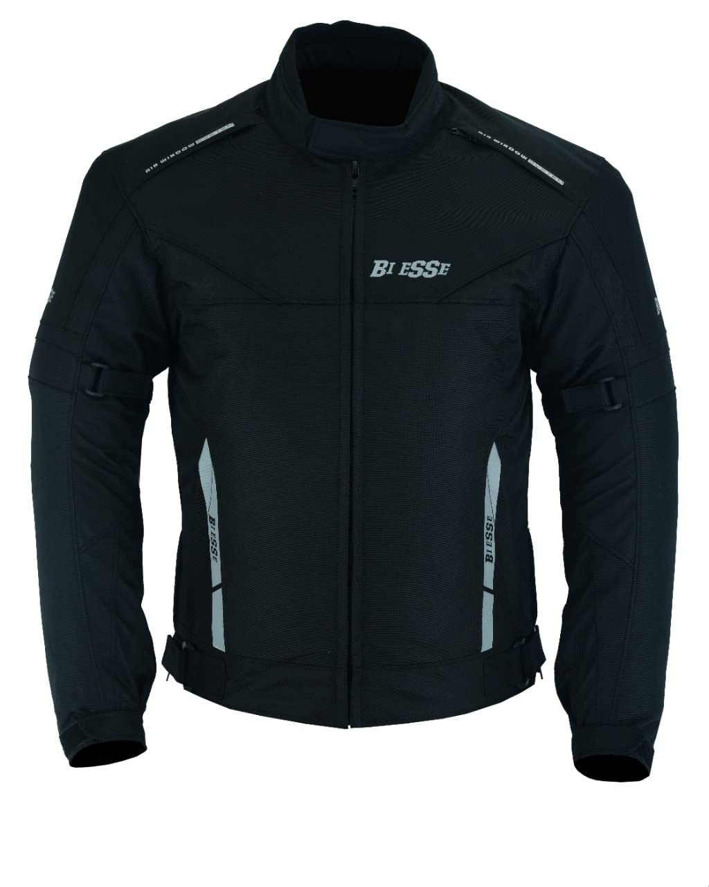 BI ESSE Giacca Giubbino Tessuto Moto Scooter Viaggio Sfodrabile Ventilata