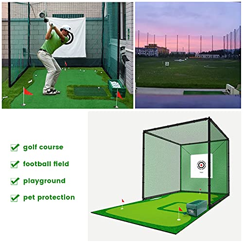 Foraco Golf Übungsnetz,(3m x 3m) Tragbares Golfkäfig Und Netz, Golf Trainingsgeräte, Golf Fangnetz, Golf Trainingsgeräte, für Indoor Outdoor Garten - Image 3