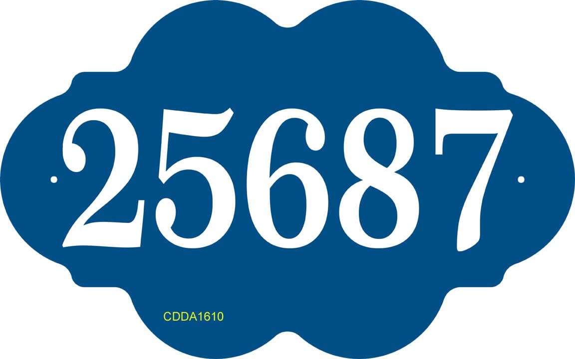 Personalized Address Plaque - Multi Arch Decorative Address Sign Displays Your House Number - Made in USA # P2257