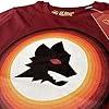 AS Roma T-Shirt Lupetto Stampato, Ragazzi, Rossa, 9-11 Anni #2