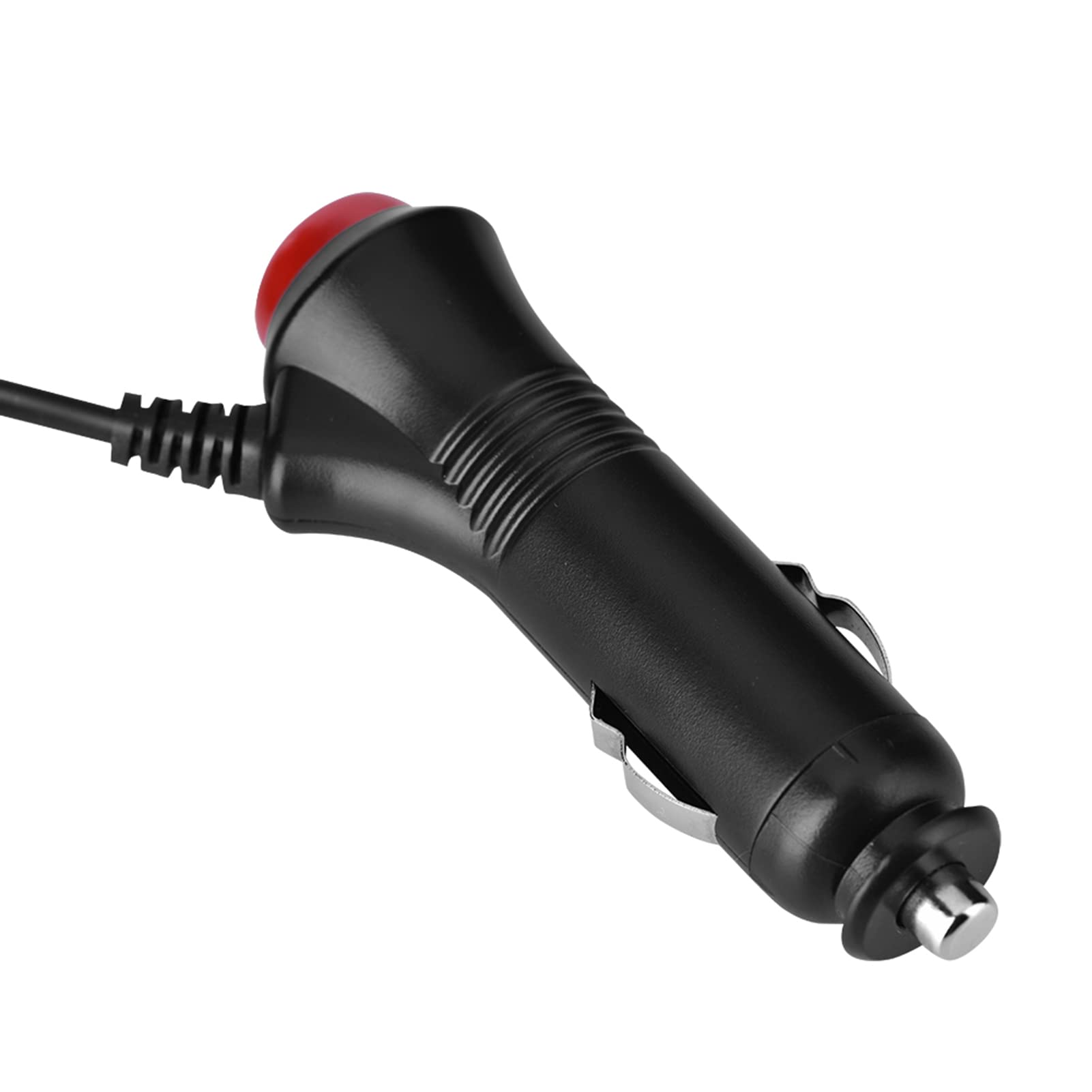 Cavo Adattatore per Caricabatterie per Accendisigari da 12 V Spina da 5,5 X 2,1 Mm con Interruttore e Indicatore Luminoso Custodia in ABS Resistente Lunghezza 1, M per Accessori per Auto