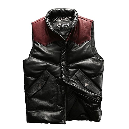 �y�q�g�~ hitomi�z�_�E���x�X�g �����Y �{�v�x�X�g ���v ���U�[ �_�E���W���P�b�g �v�W���� ���U�[�_�E���x�X�g �h���h�� �o�C�N�p ��x�X�g �㒅 �g���� �A�E�^�[ M�`2XL�T�C�Y�W�J (XXL/185, �u���b�N)