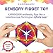 Shashibo Karmagami “Pixels” Sensory Toy for Kids - Kaleidocycle Fidget Toy for Adults to Stay Calm & Focused - Tear-Resistant Desk Manipulative Gadget (Ages 4+)