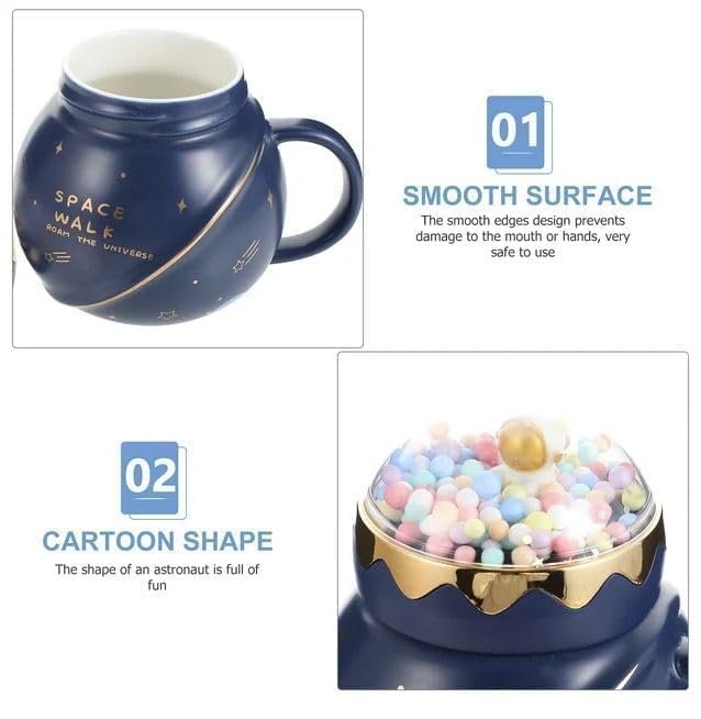 BELARO Ceramic Serving Bowl Set with Flower Lid - 1 Pieces | Airtight Microwave Modern Premium Bowl Set with Lid, Mixing Bowls Set with Lids, 1 Pcs Set (Multicolor) (1) 2