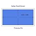 BigXwell Solar Pool Cover, 12Mil 12x24 Foot Rectangle for In-Ground Pools, 1200 Series Blue Blanket(12x24 FT)