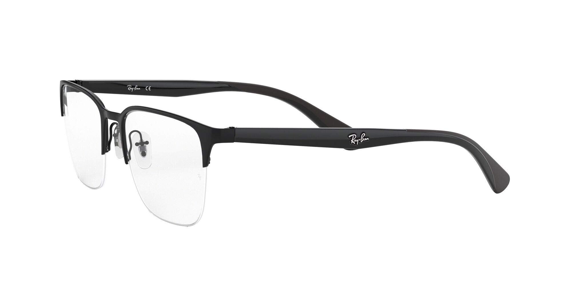 Ray-Ban Unisex dla dorosłych 0RX6428 oprawki okularów, czarne (Black On Top Matte Black), 54