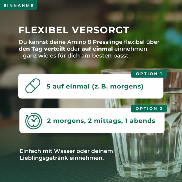 Amino 8 Aminosäuren Komplex - 998 mg pro Pressling - 99% Verwertungsrate – Ansicht 5