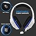 immagine 3THE G-LAB Korp COBALT Cuffie da Gaming PS4 - Microfono Cuffie Stereo, Ultra Leggero, Cuffie per Basso Elettrico - Mic Jack da 3,5 mm per PC PS4 Xbox One Mac Nintendo Switch Tablet Smartphone (Bianco)