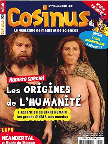 Cosinus N 204 les Origines de l'Humanité - Mai 2018 Cosinus N 204 les Origines de l'Humanité - Mai 2018