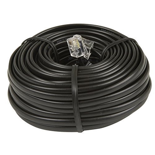 Hybite 10 Meter Telephone Landline Cord Cable Landline Wire with Standard RJ-11 Plugs, High-Speed Internet Modem Cable … (10m)