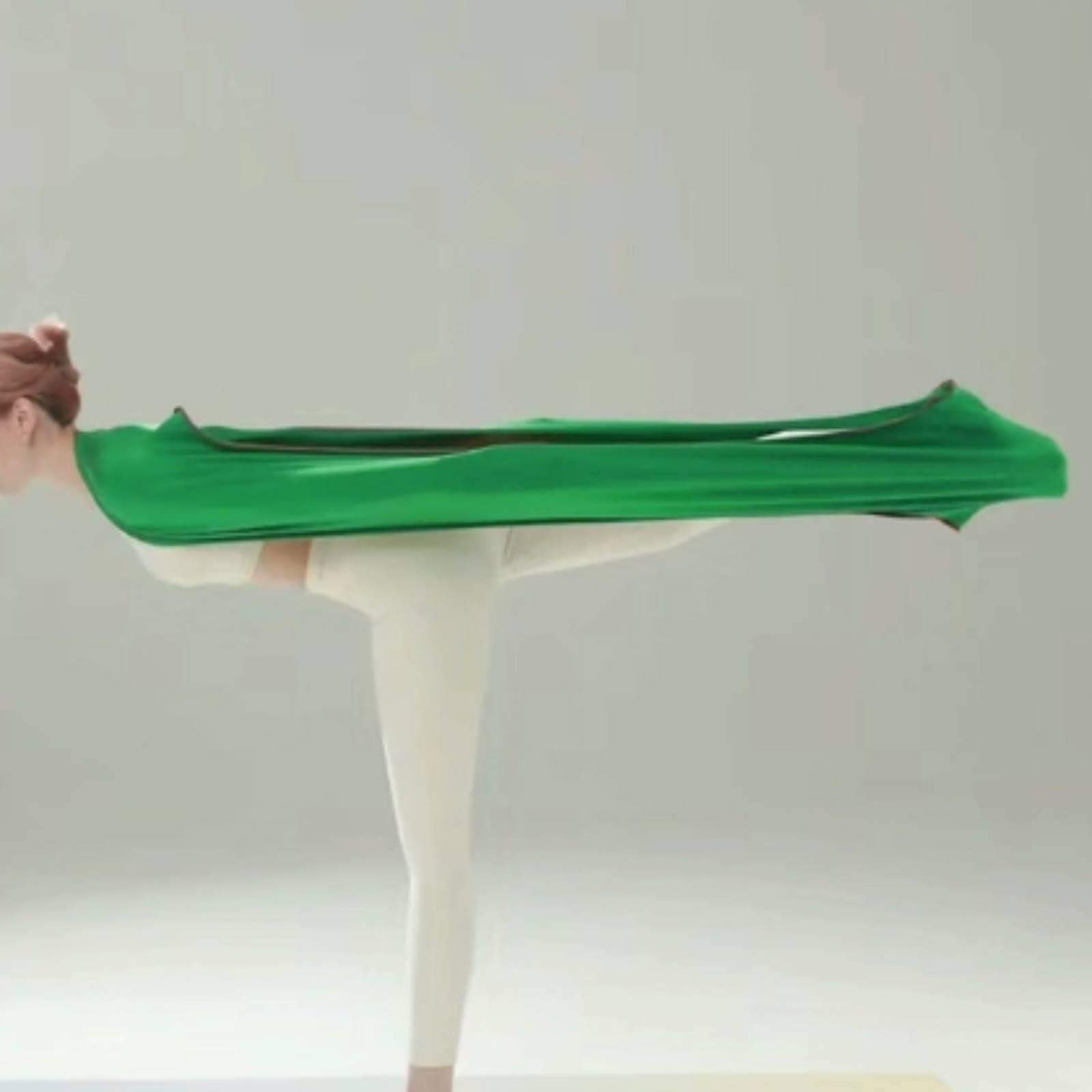 kowaku Fascia Elastica in Tessuto Fascia Elastica Anello Morbida Attrezzo per Allenamento a Casa, Verde Turchese, L
