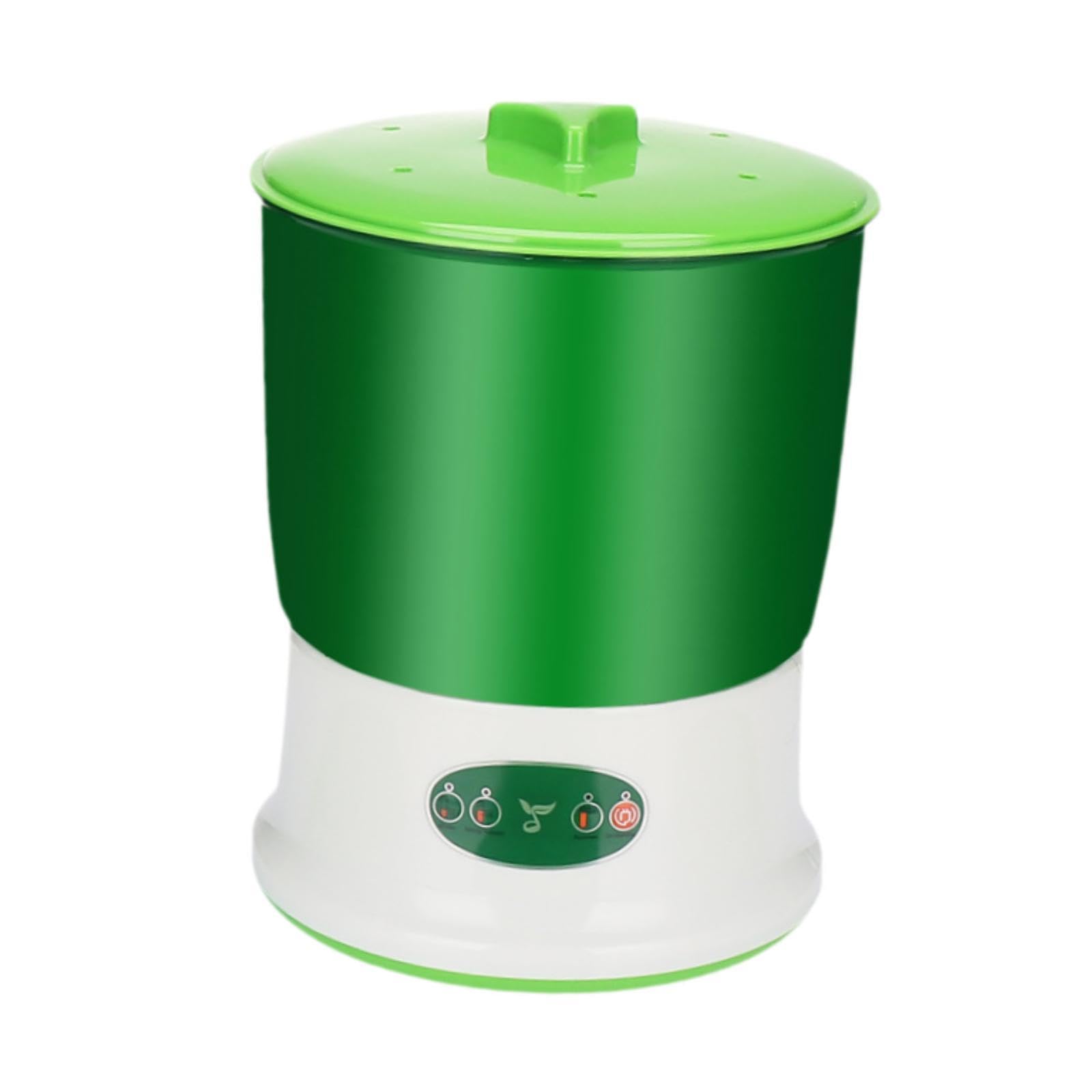 Milageto Máquina de Brotes de Frijol para Hogar, Conveniente Germinador de Semillas Visible, Kit de Cultivo de Brotes Automáticos, 3 Capas