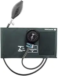 Aparelho de Pressão Esfigmomanômetro Bic Cinza Fecho de Contato