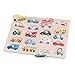 New Classic Toys Vehicles Mini, Multicolore, Peg Puzzle-Veicoli, 10536