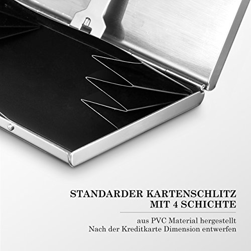 Xintop Porta-carte di credito e documenti, con