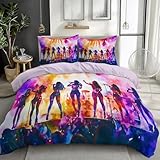 🎨 Design unique & ambiance tendance – Ce linge de lit transforme votre chambre en une galerie contemporaine. L’association des tons chauds et froids crée une atmosphère rêveuse, parfaite pour celles et ceux qui aiment l’art moderne et la culture pop asiatique.
