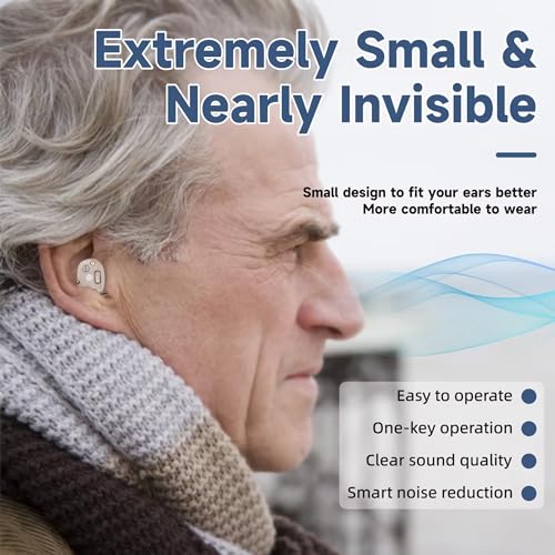 Image of Aika AG-7912 16 Channel CIC Rechargeable Digital Hearing Aid Sound Amplifier Machine for Deaf with Smart LED Display, Technology, Auto Noise Reduction (For Both Ear, with Dry Kit and 1 Year Warranty)