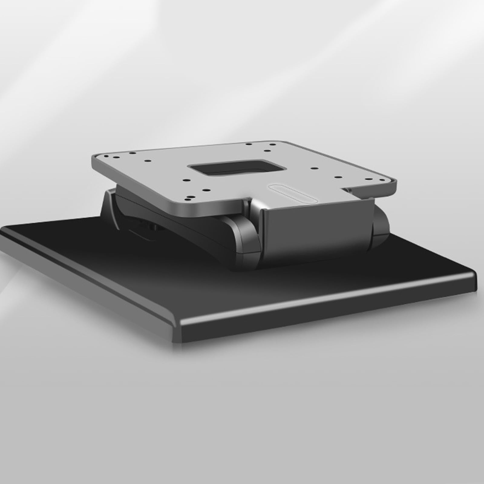 Supporto per monitor a basso profilo per schermi da 13-27 pollici Supporto da tavolo ergonomico regolabile Supporto da tavolo Base pieghevole Staffa resistente