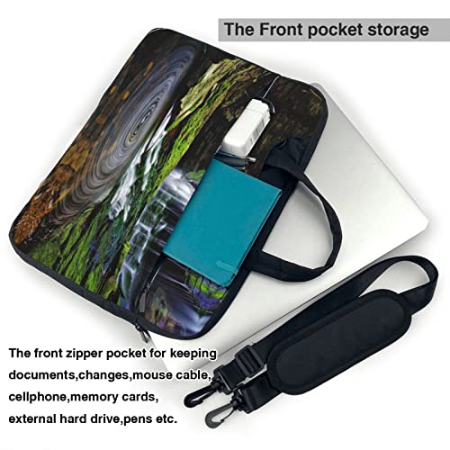 Bolso para laptop con diseño waterfall unisex miniatura 5