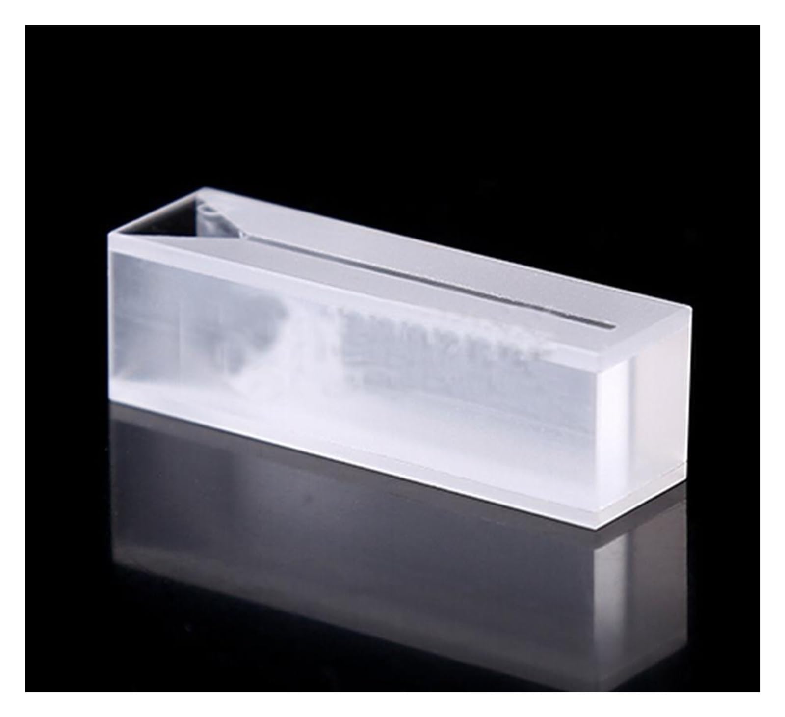 MENGKE 350ul 10mm Path Lenth Micro Cubeta De Cuarzo Con Paredes Heladas Y Tapa