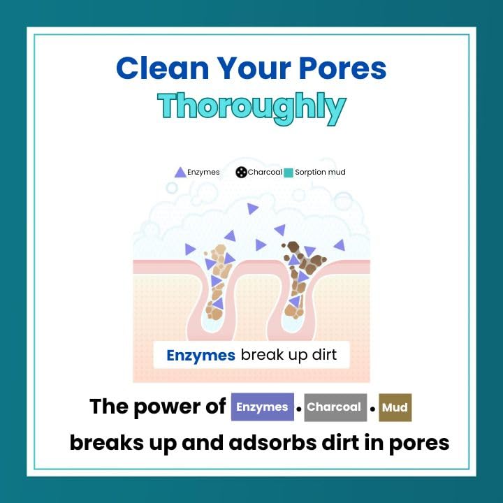 FANCL Deep Clear Washing Powder – Japanese Facial Cleanser, Exfoliating Face Wash with Charcoal Enzymes, Luxurious Foaming Lather, Hydrating, additive-free, All Skin Types, Net Content 30pcs - Image 6